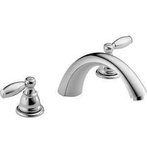 Peerless Claymore 2-Handle Widespread Roman Tub